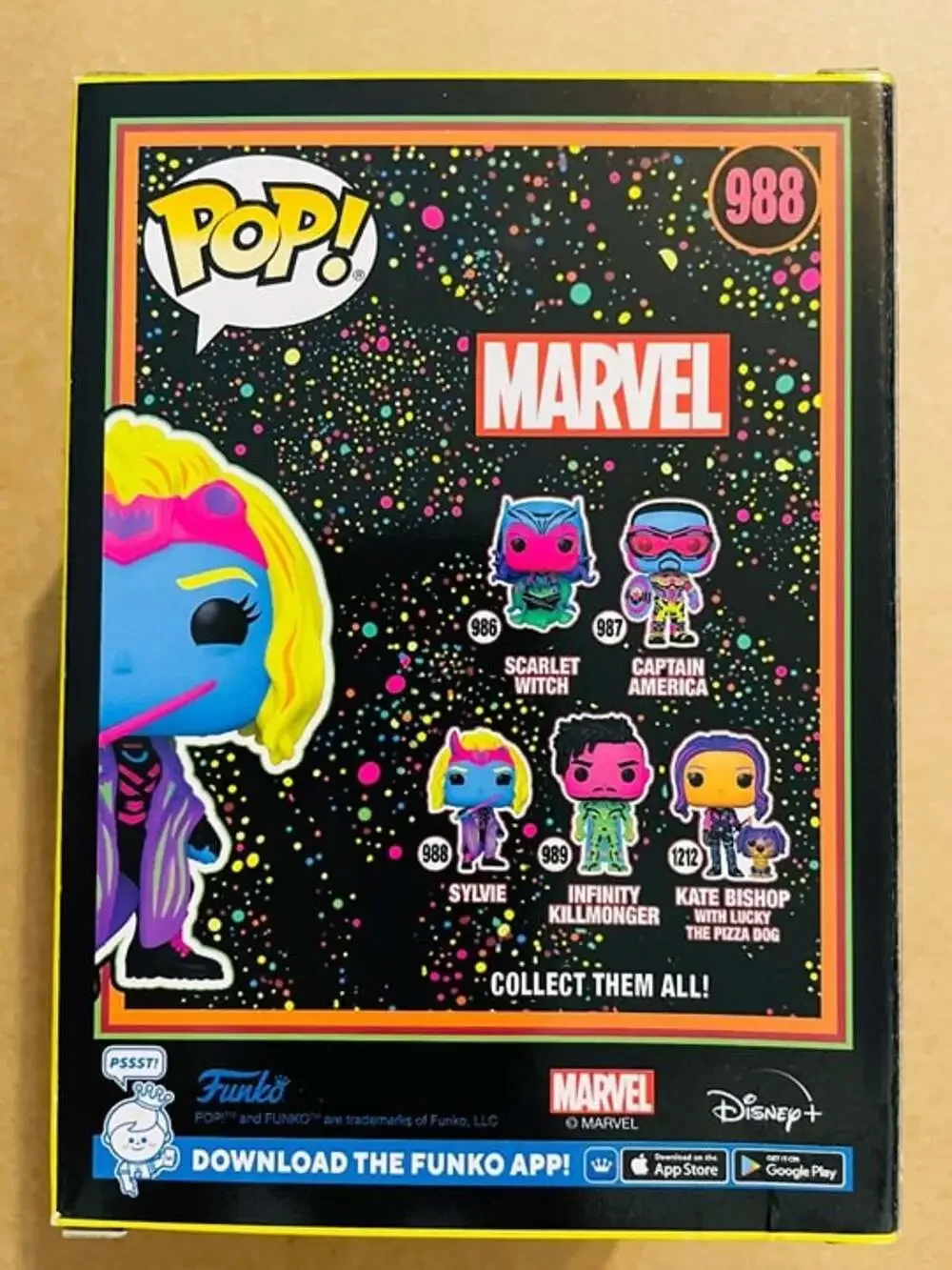 Funko Pop! Marvel Loki- Sylvie(Black Light) Target Exclusive #988~FREE SHIPPING!